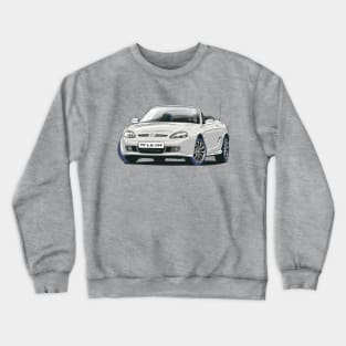 MG TF LE500 in White Crewneck Sweatshirt